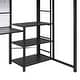 preview thumbnail 22 of 22, Twin Size Loft Bed with Desk & Storage Shelves, Metal Loft Beds with Whiteboard and Ladder, Heavy-Duty Loft Bed Frame