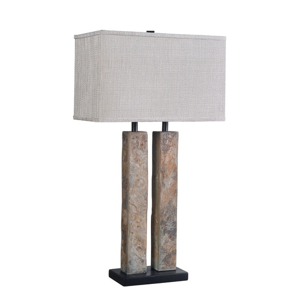 Design Craft Dayton Natural Slate 30-inch Table Lamp. Opens flyout.