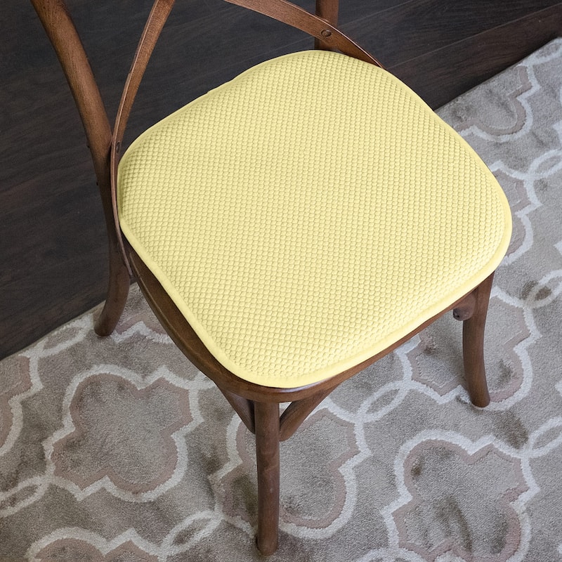 16-in. Square Non-slip Memory Foam Seat Cushions (2 OR 4)