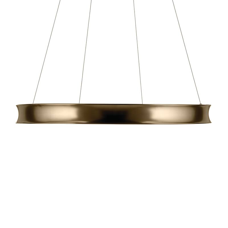 Larousse 39.5 Inch LED Chandelier in Champagne Bronze