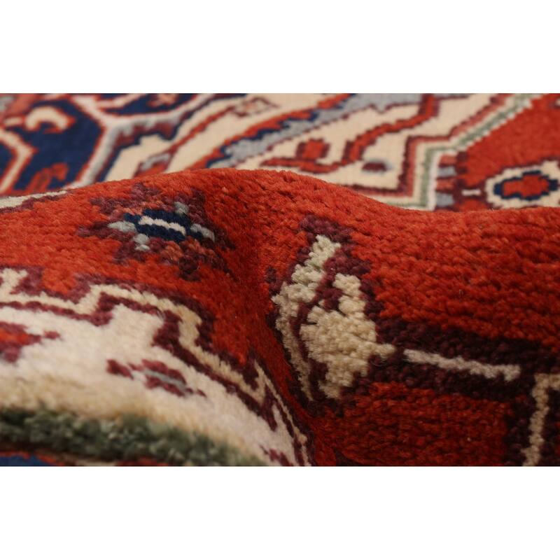 ECARPETGALLERY Hand-knotted Serapi Heritage Dark Copper Wool Rug - 7'9 x 10'2