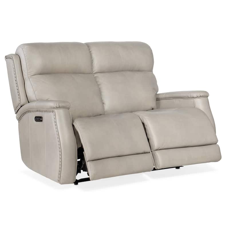 Hooker Furniture SS703-RHEA-POWER-LOVESEAT Rhea 56" Wide Leather Power