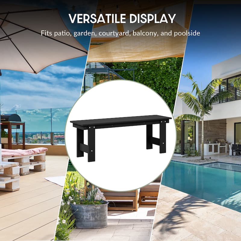 Polytrends Shoreside Patio 48" Bench