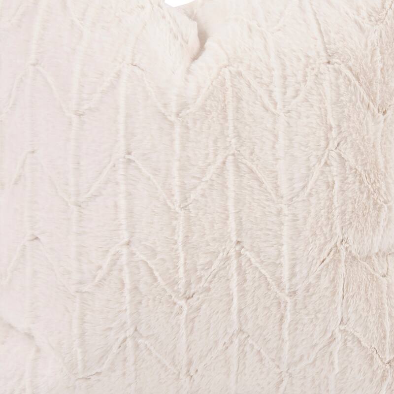 Allan Andrews Scroll Puff Rocker with Titanium Frame, Angora Collection