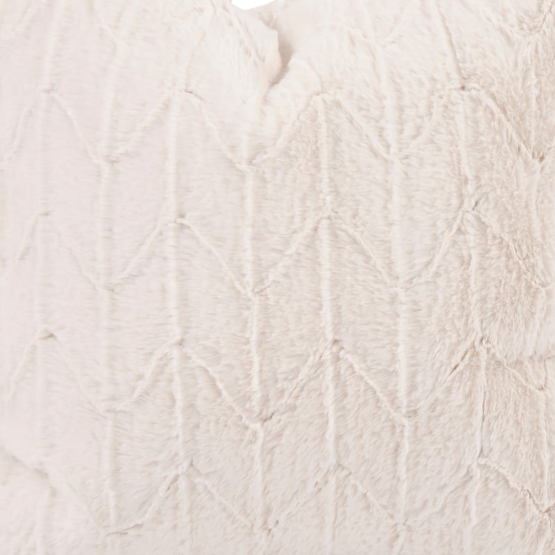 Allan Andrews Foot Pouf Angora Natural