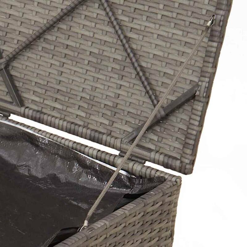 Comfy Outdoor Storage Box for Sofa Cushions - 19.7 x 19.7 x 19.7 in