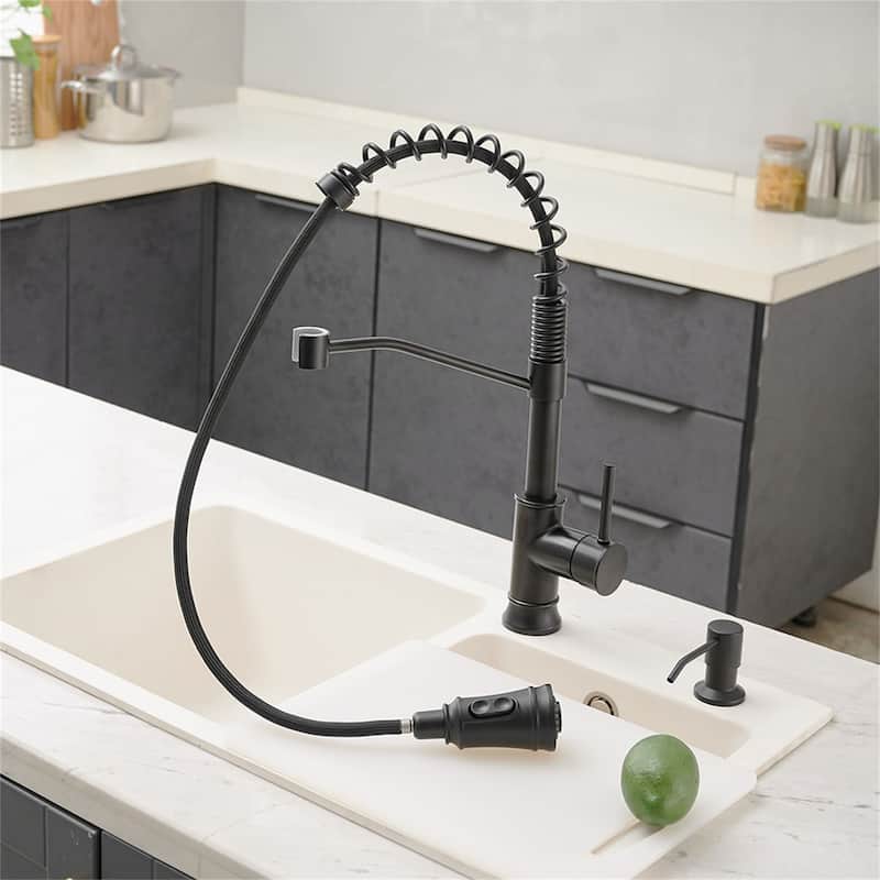 Touchless Kitchen Faucet With Pull Down Sprayer Commercial Single Handle Kitchen Sink Faucet 1 Hole Laundry Smart Hand-Free Taps