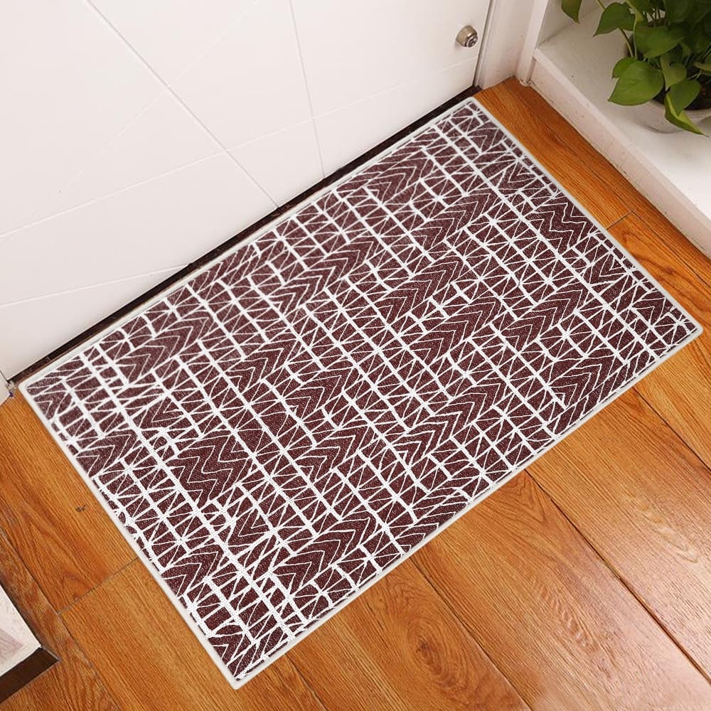 Sussexhome Heavy Duty Ultra Thin Non Slip Washable Cotton Indoor Rug - 2' x 3'