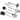 Chef Craft 6pc Stainless Steel Kitchen Cooking Tool Set - Solid Turner, Slotted Turner, Basting Spoon, Slotted Spoon,...