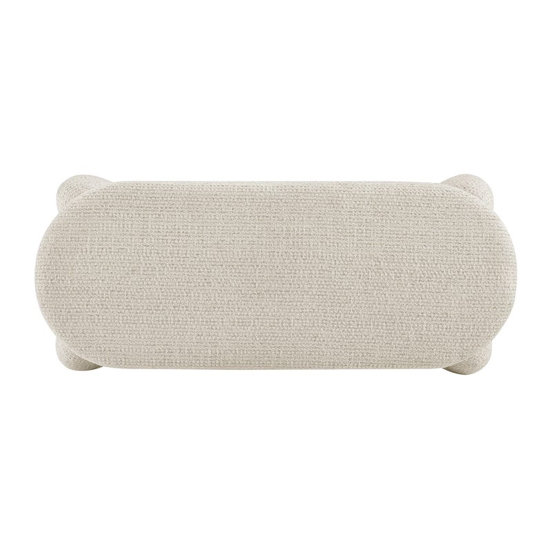 NPD Furniture Bowden Chenille Upholstered Bench