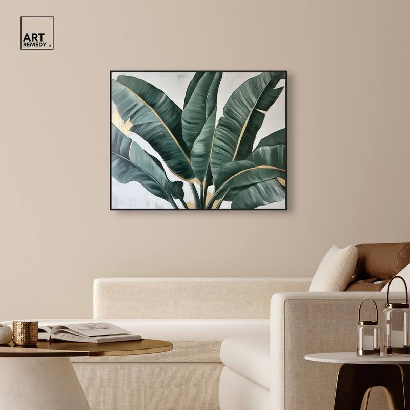 Jungle Jewel Jade II Canvas by Art Remedy
