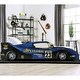 preview thumbnail 14 of 16, Buckner Mordern Race Car Design Youth Platform Bed by Furniture of America
