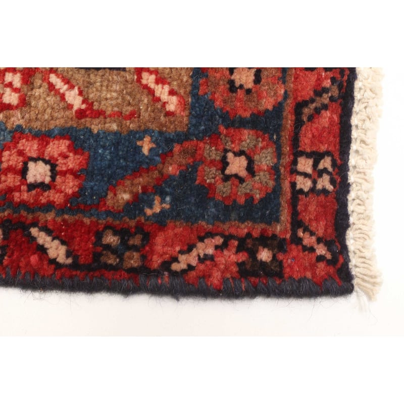 ECARPETGALLERY Hand-knotted Andelz Red Wool Rug - 3'1 x 6'8