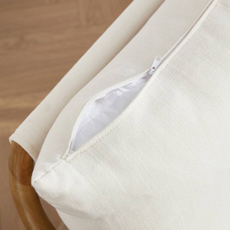 Lynn Accent Chair with Braid Wood Arm