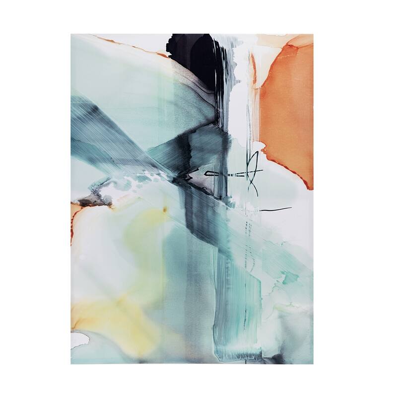 Gracie Mills Louise Tranquil Sorbet Sky Gel Coat Canvas