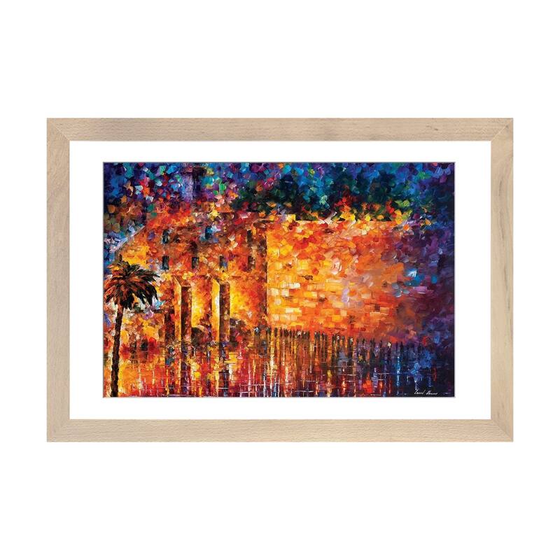 iCanvas "Wailing Wall" by Leonid Afremov - Natural - 24x32x1