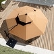 preview thumbnail 31 of 33, VredHom 11.5FT Dual Wind Vent Offset Cantilever Canopy Patio Umbrella