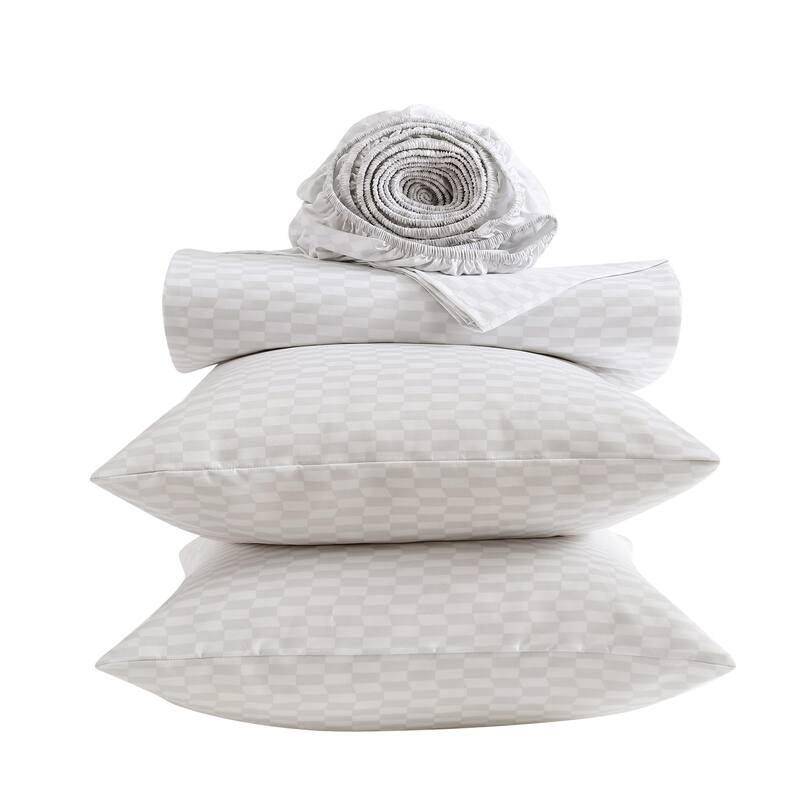 Kenneth Cole Printed 4 Piece Sheet Sets