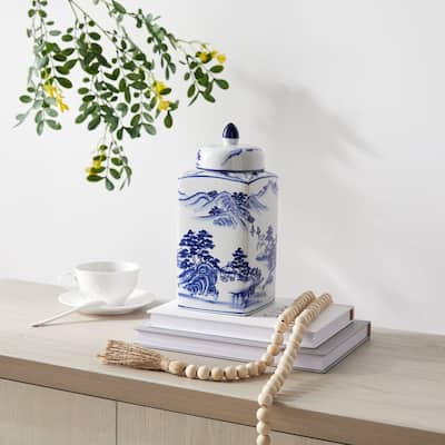 Acroma Handmade Modern Ceramic Ginger Jar