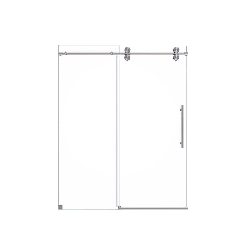 56"-60"W x 72"H Frameless Single Sliding Shower Door
