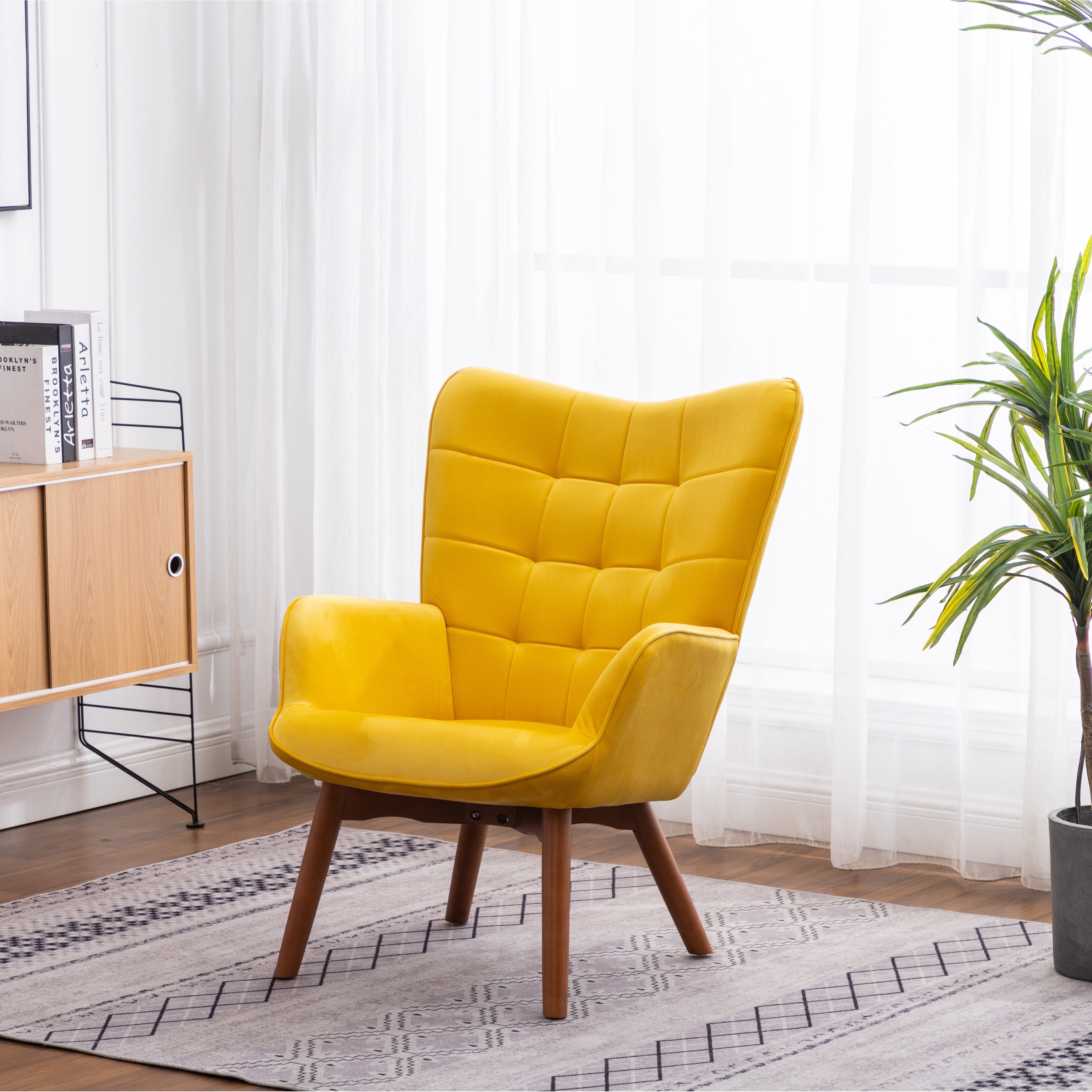 Carson carrington yppersbyn upholstered velvet accent chair discount