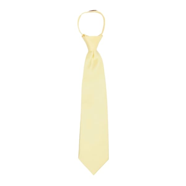 Jacob Alexander Boys 11 Pretied Ready Made Solid Color Zipper Tie