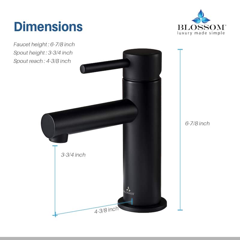 Solid Brass Leed Free Single Handle Bathroom Faucet