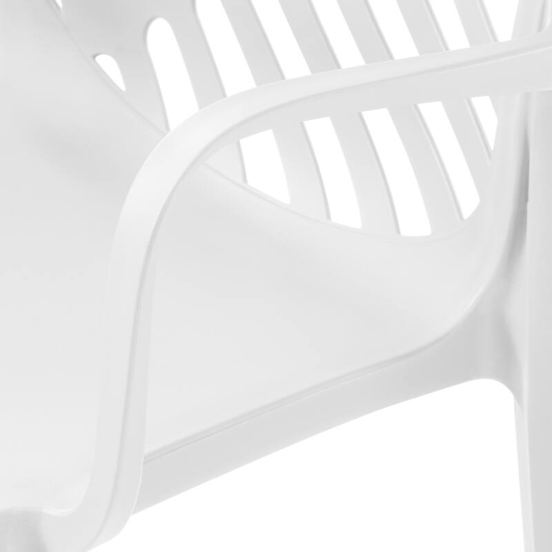 Frond and Form Outdoor Patio Stacking Dining Armchair (Set of 2)