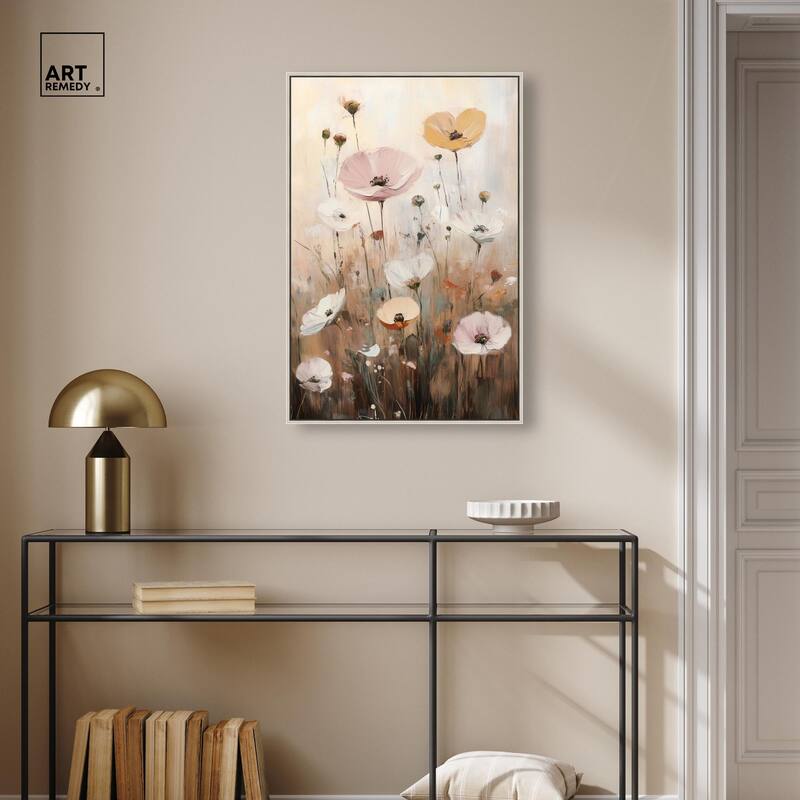 Delicate Flowers in Bloom Canvas by Art Remedy