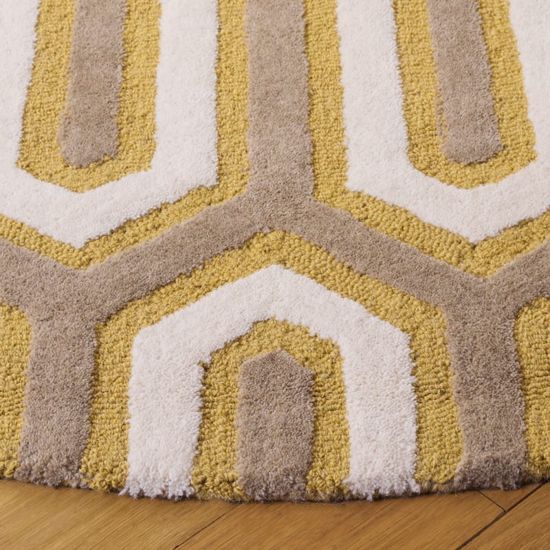 SAFAVIEH, Handmade Cambridge Faiza Modern Moroccan Wool Rug