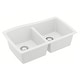 preview thumbnail 39 of 51, Karran Undermount Quartz Double Bowl Kitchen Sink