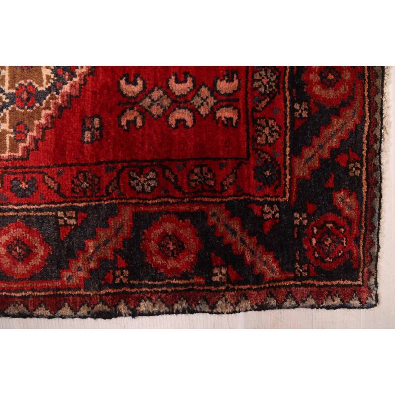 ECARPETGALLERY Hand-knotted Andelz Brown Wool Rug - 3'3 x 10'2