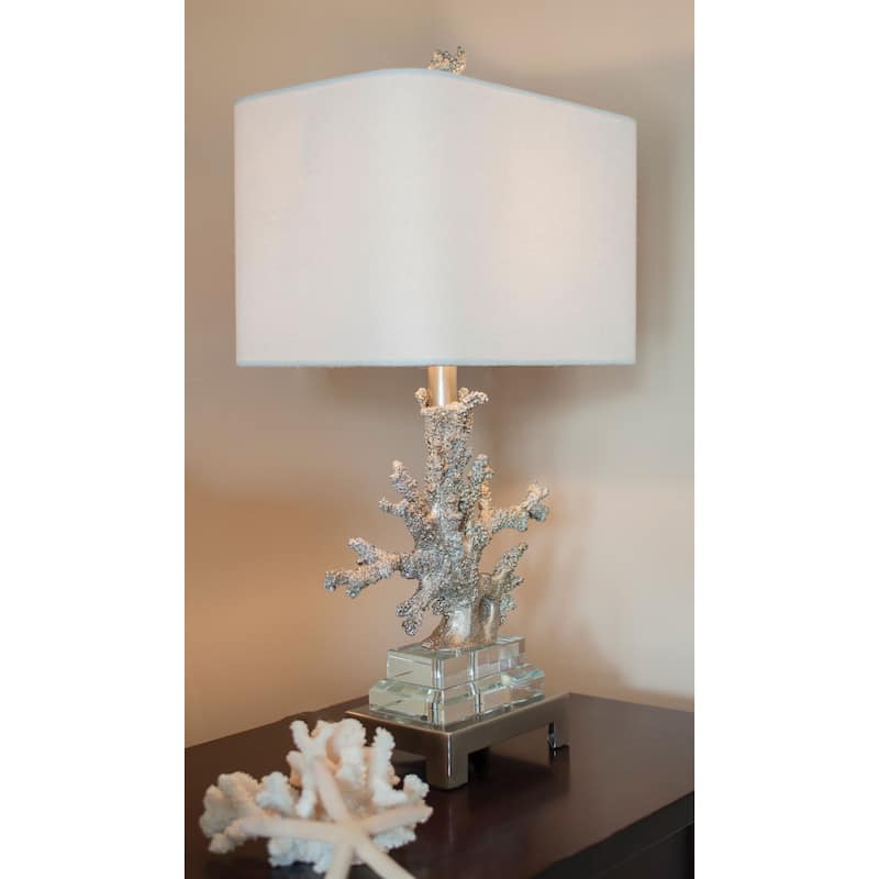 Coral Resin Table Lamp