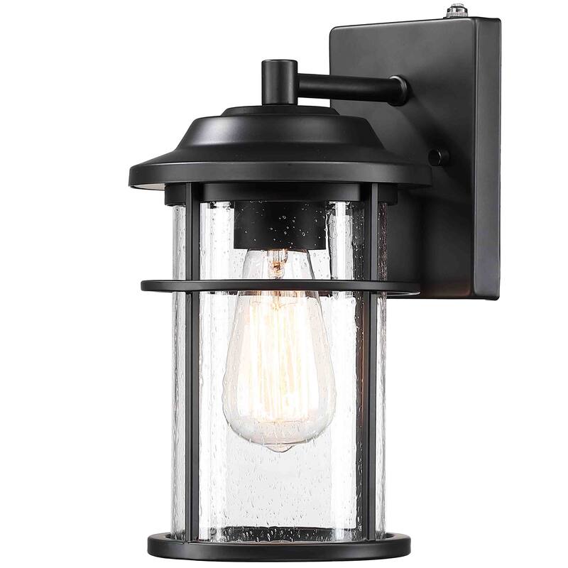 1-Light Outdoor Wall Light - 6.61"x7.95"x12.28"