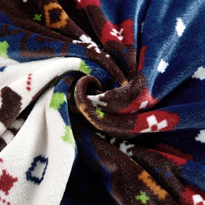 Serenta Printed Christmas Flannel Fleece Blanket