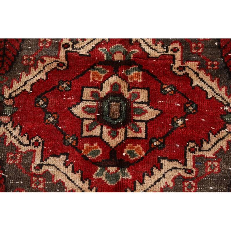 Red Bakhtiari Persian Area Rug Hand-Knotted Wool Carpet - 4'11" x 7'1"