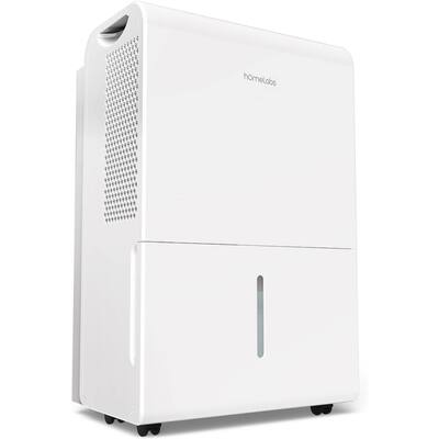 hOmeLabs 3000 Sq. Ft. Dehumidifier - Ideal for Medium to Large Bedrooms and Home Basements - 35 Pint - 35 Pint