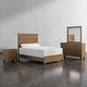 preview thumbnail 1 of 21, Furniture of America Nyess Modern Chestnut Brown 4-Piece Wood Kids Bedroom Set Full