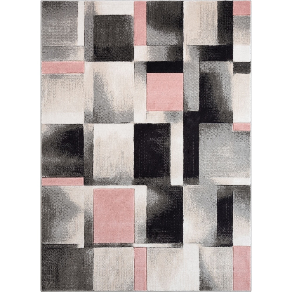 Well Woven Good Vibes Louisa Modern Geometric Area Rug