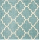 preview thumbnail 26 of 99, SAFAVIEH Montreal Shag Sadia 2-inch Thick Rug 6'7" Square - Light Blue/Ivory - Square