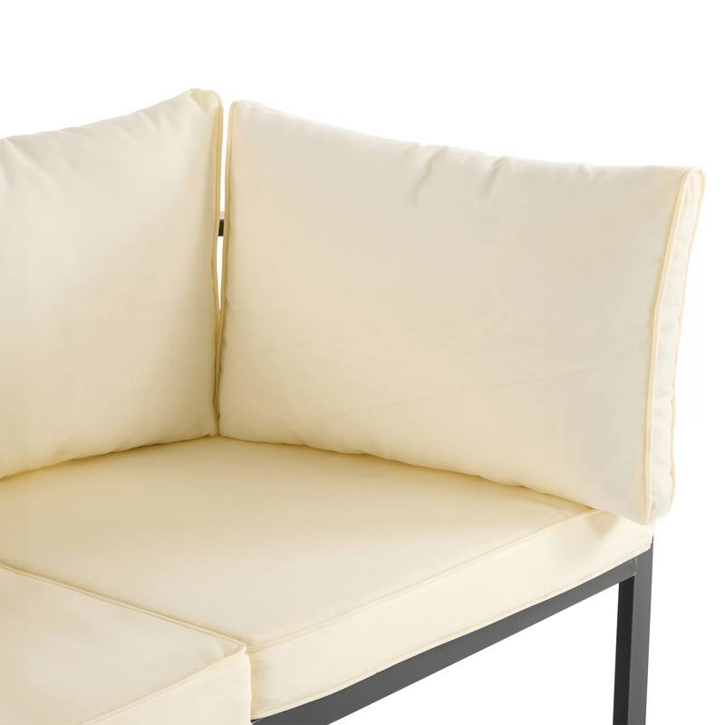 Modern Outdoor Sectional Sofa Set Patio Seating Group