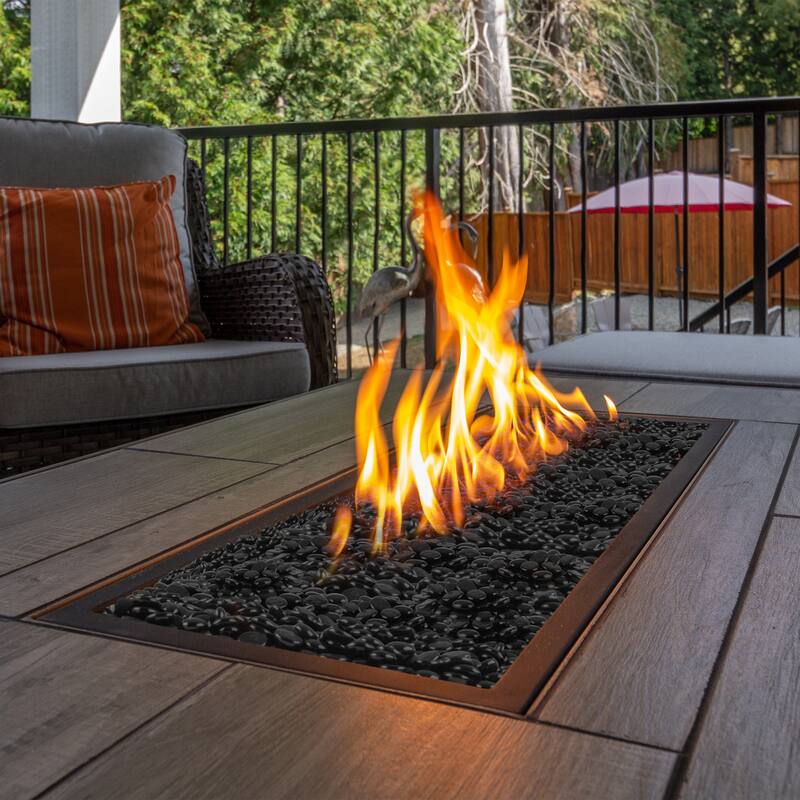 Pure Garden 10lbs Fire Pit Glass - Glass Rocks