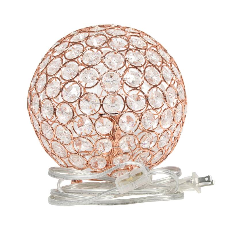 Crystal Ball Sequin Table Lamp