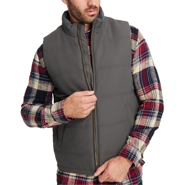 Weatherproof Mens Quilted Puffer Vest