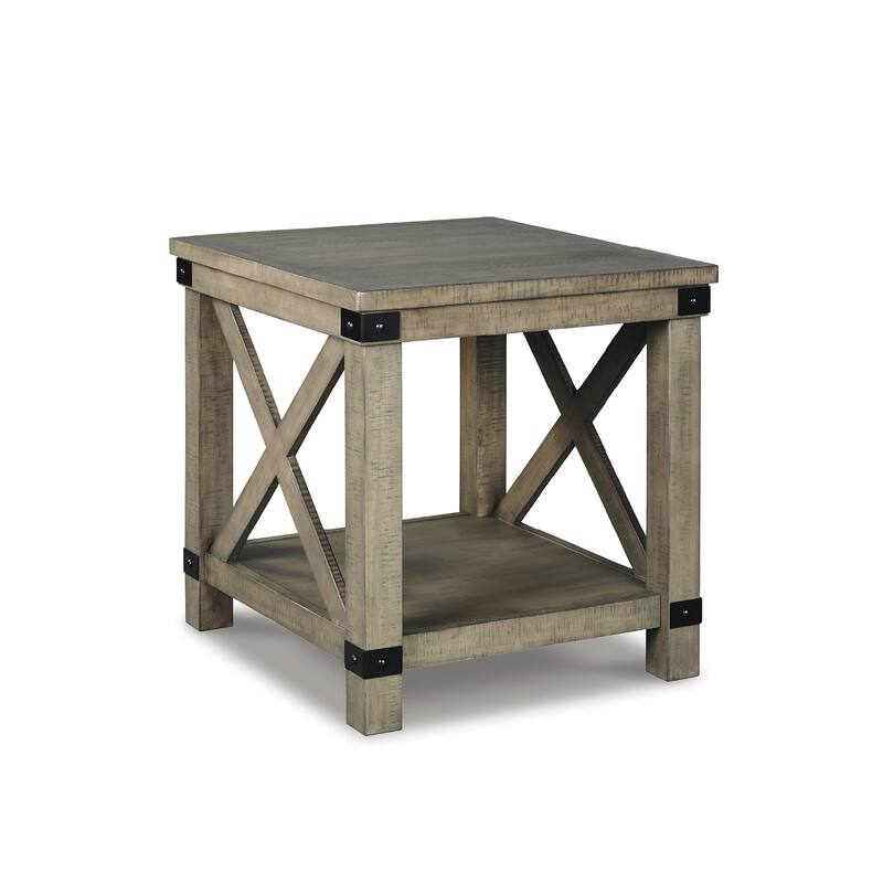 Aldwin End Table - Gray