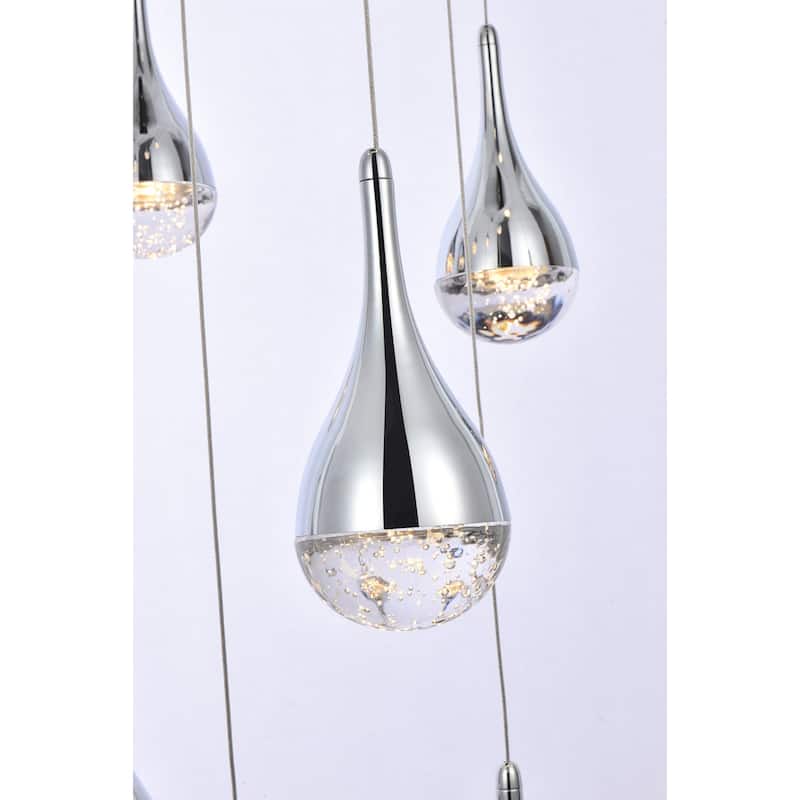 Elegant Lighting 3825D42 Amherst 25 Light 42" Wide LED Chandelier
