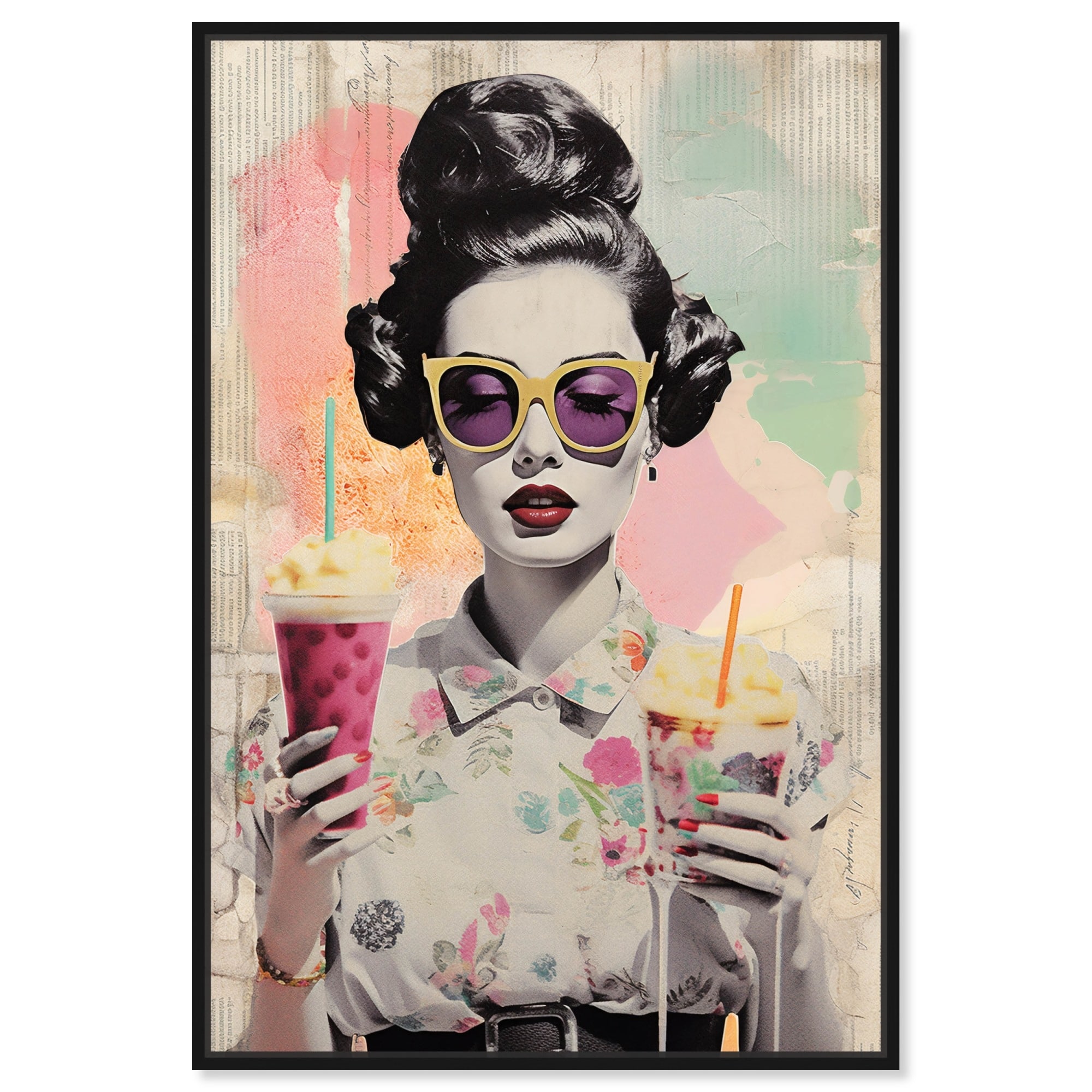 Retro Treats Canvas Retro Art Prints by Art Remedy