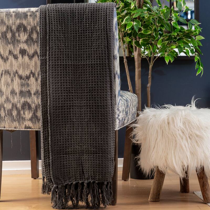 Fabstyles Honeycomb High Quality Cotton Throw