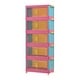 preview thumbnail 12 of 12, 20"Side Wide Folding Storage Cabinet,5 Tiers,Collapsible Storage Bins with Magnetic Door, Plastic Storage Cabinet with Wheels