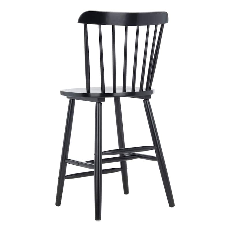 SAFAVIEH Arra 24-inch Spindle Farmhouse Counter Stool (Set of 2) - 19.9" x 20.1" x 43.1" - 20"W x 20"D x 38"H